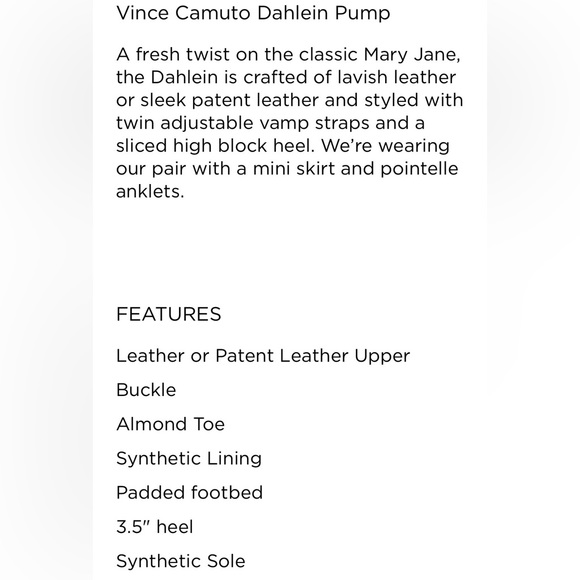 Vince Camuto Dahlein Mary Jane Pumps - Picture 16 of 16